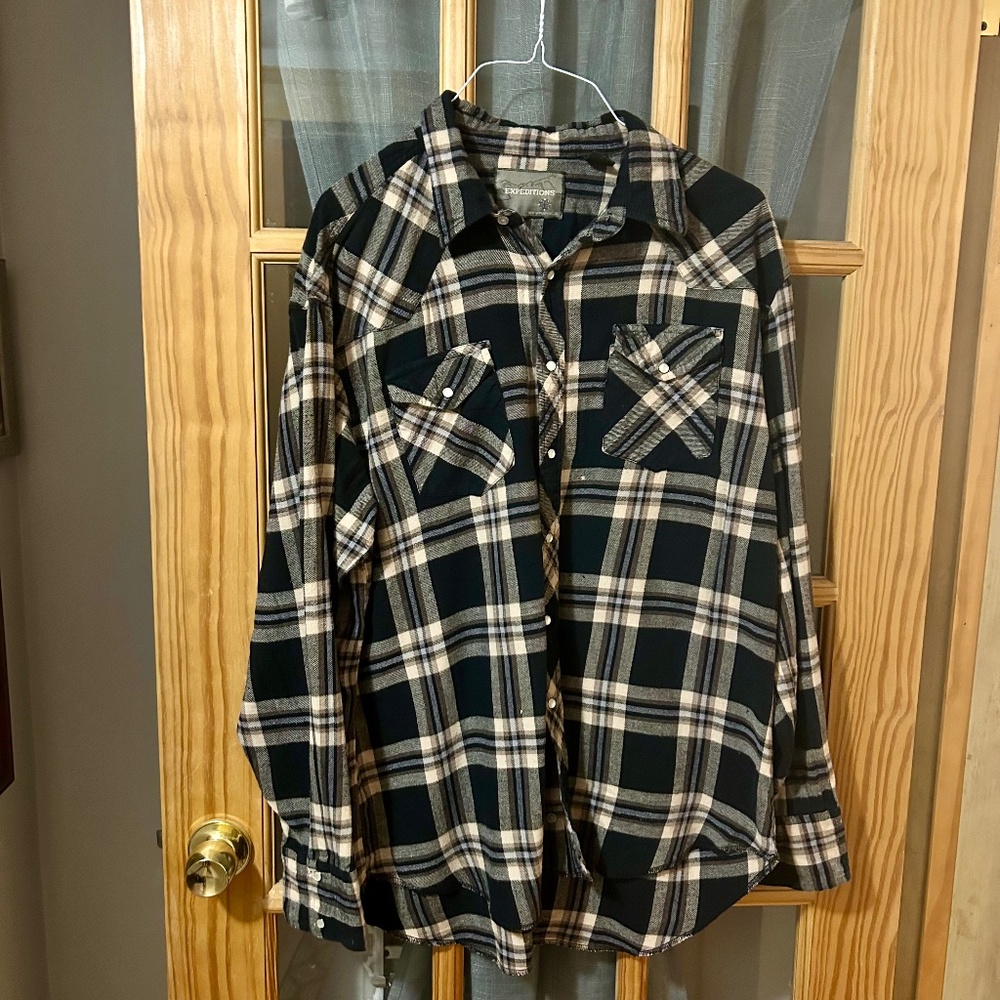 Wrangler Expeditions Snap Flannel XL